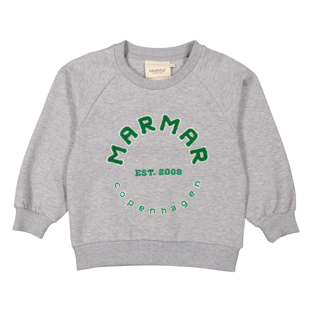 Marmar Theos Double Jersey  Sweatshirt-Green Logo