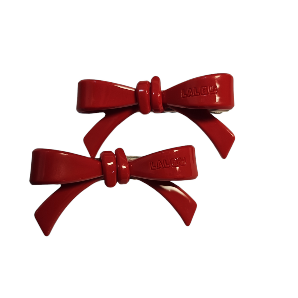 Lalou Acrylic Clips- Red