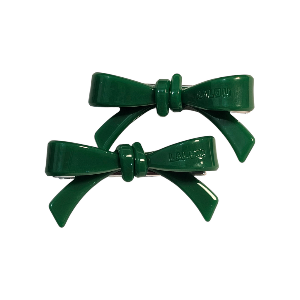 Lalou Acrylic Clips- Green