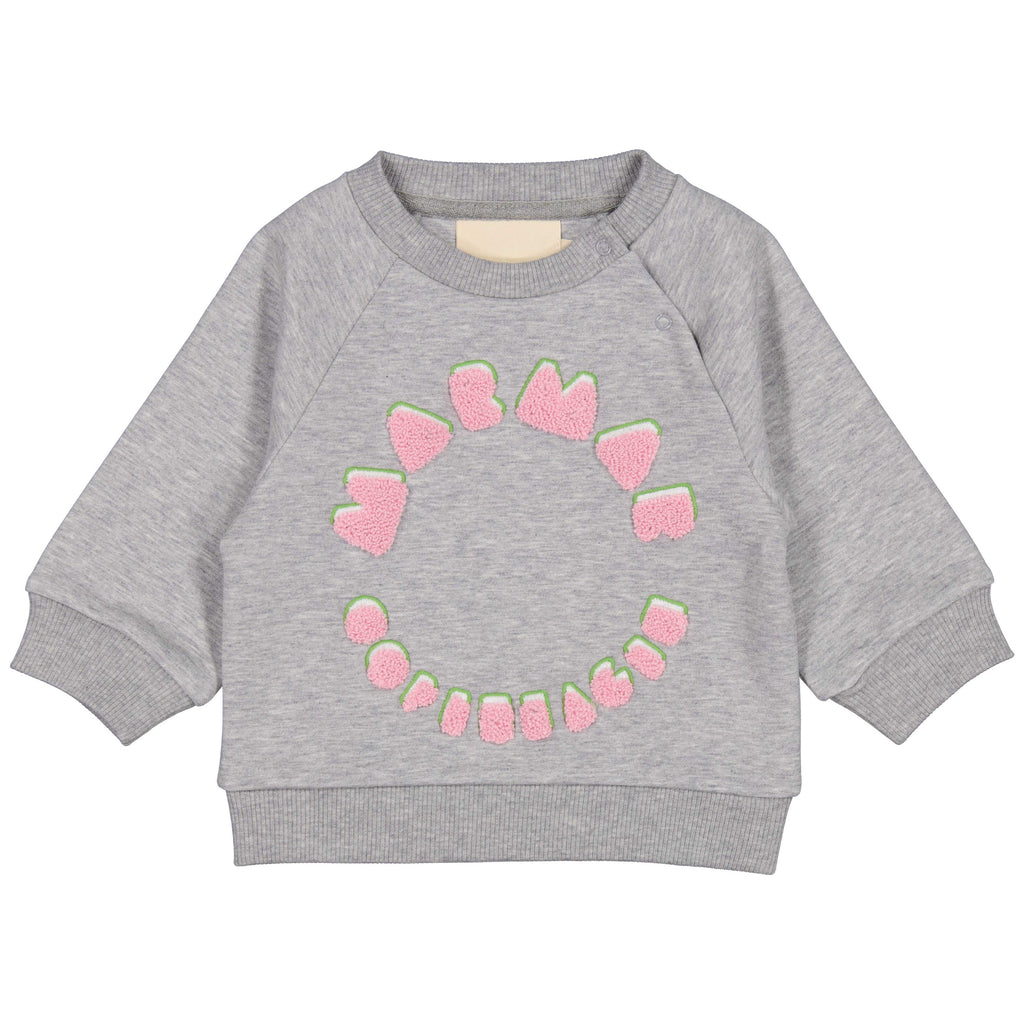 Marmar Theos Baby Sweatshirt-  Pink Logo