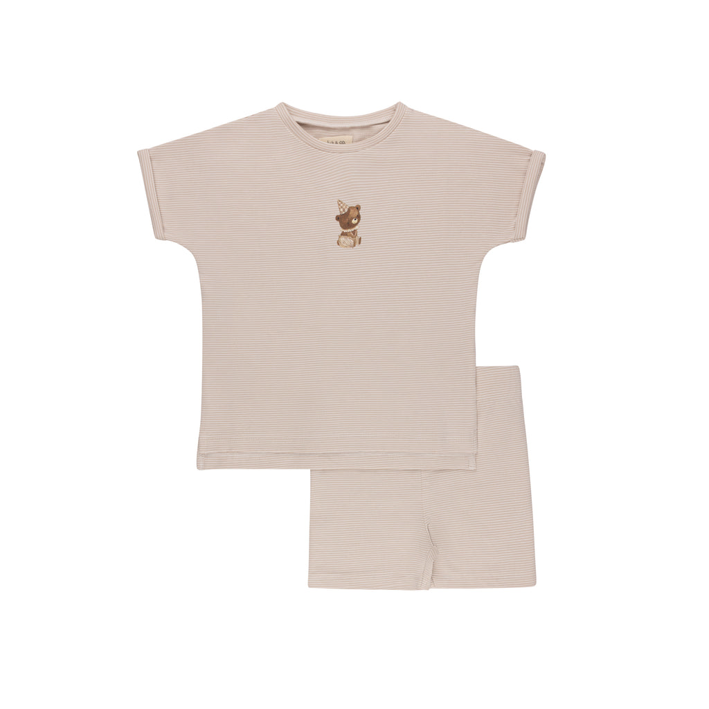 Elys Bear Collection 2 Piece Set-Tan