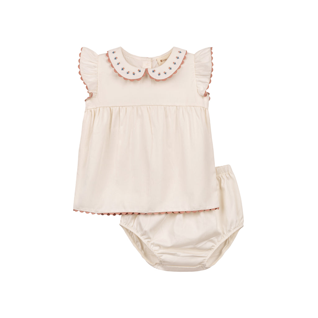 Looms Tulip Collar Set- Ivory