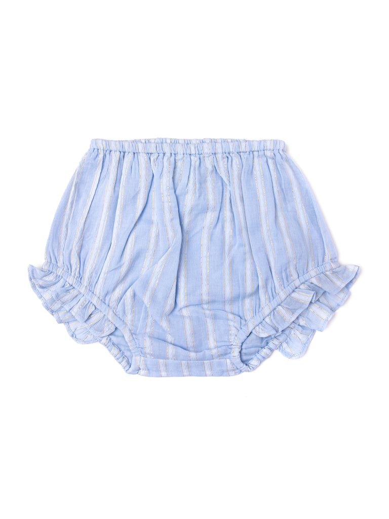 Pernille Light Blue Lurex Stripe Set