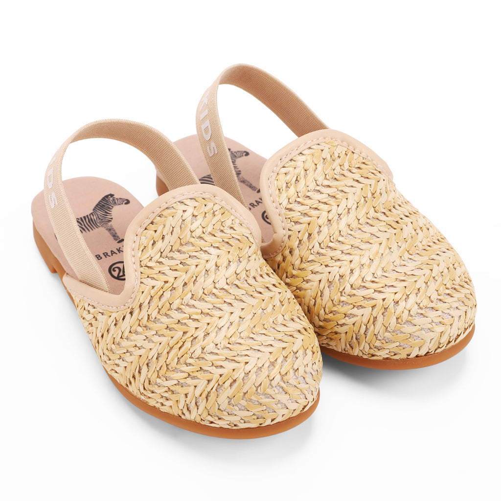 Zeebra Woven Slingback