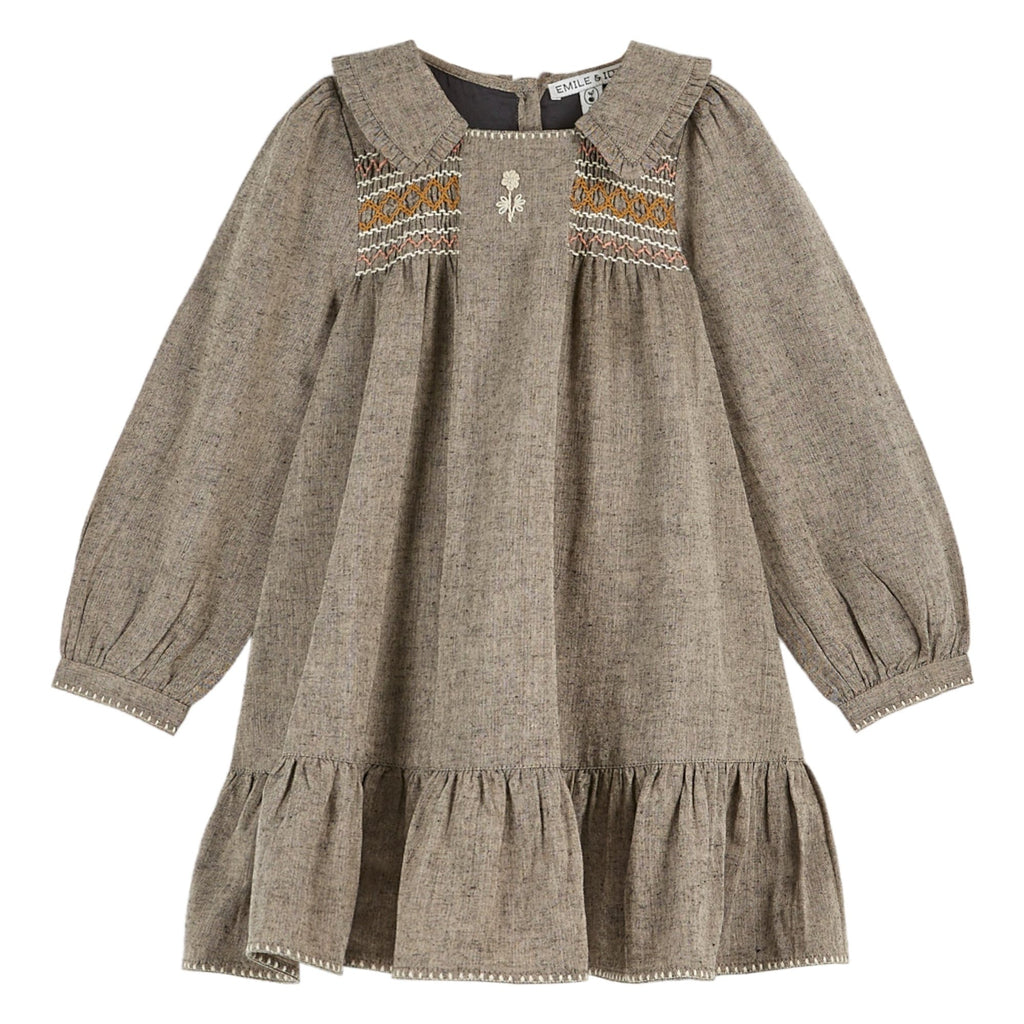 Emile Et Ida Tweed Vintage Brodee Dress