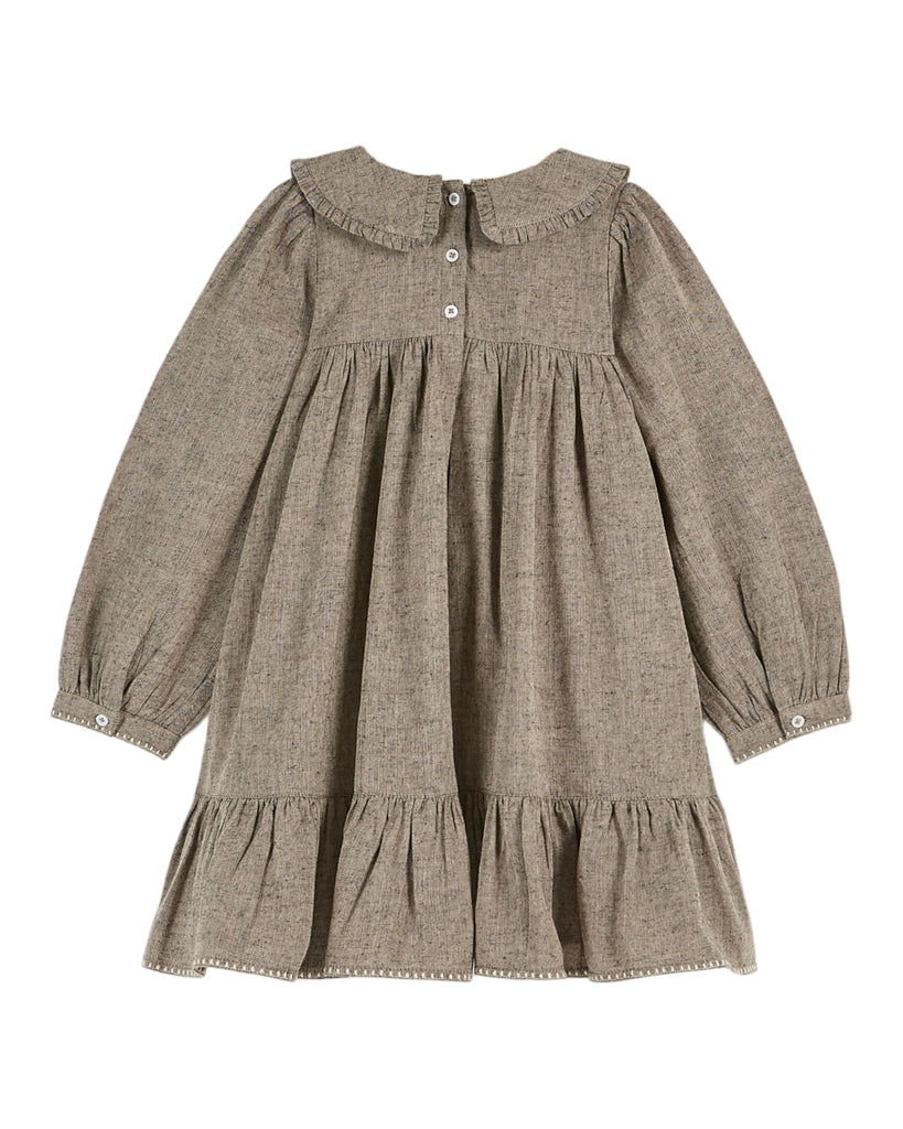 Emile Et Ida Tweed Vintage Brodee Dress