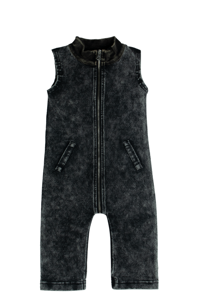 Crew Denim Zip Overalls