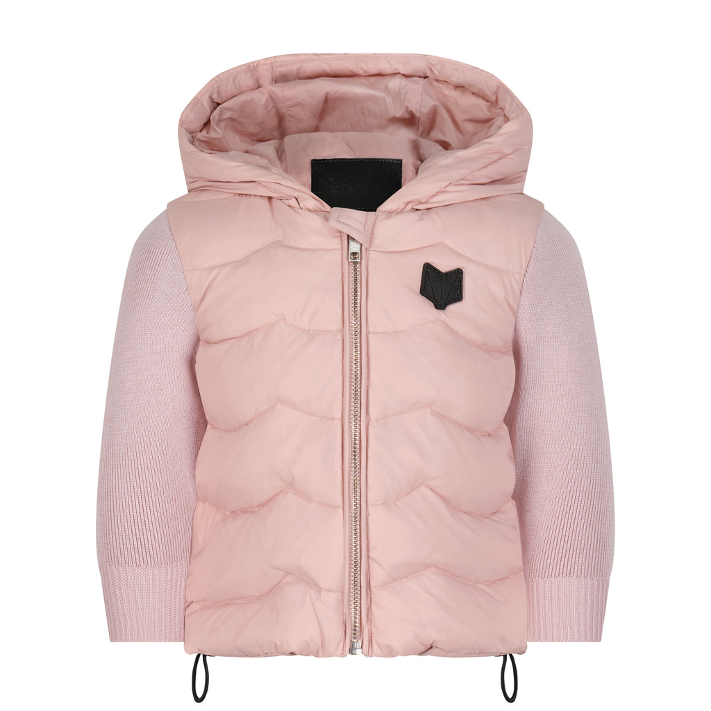 Scotch Bonnet Scalloped Baby Girl Puffer Spring Jacket