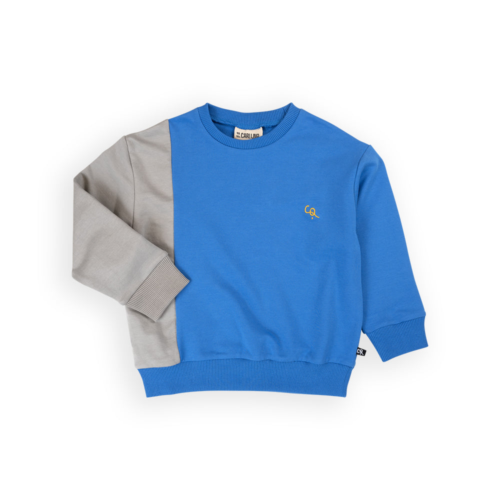 Carlijnq ColorblockSweatshirt-Blue