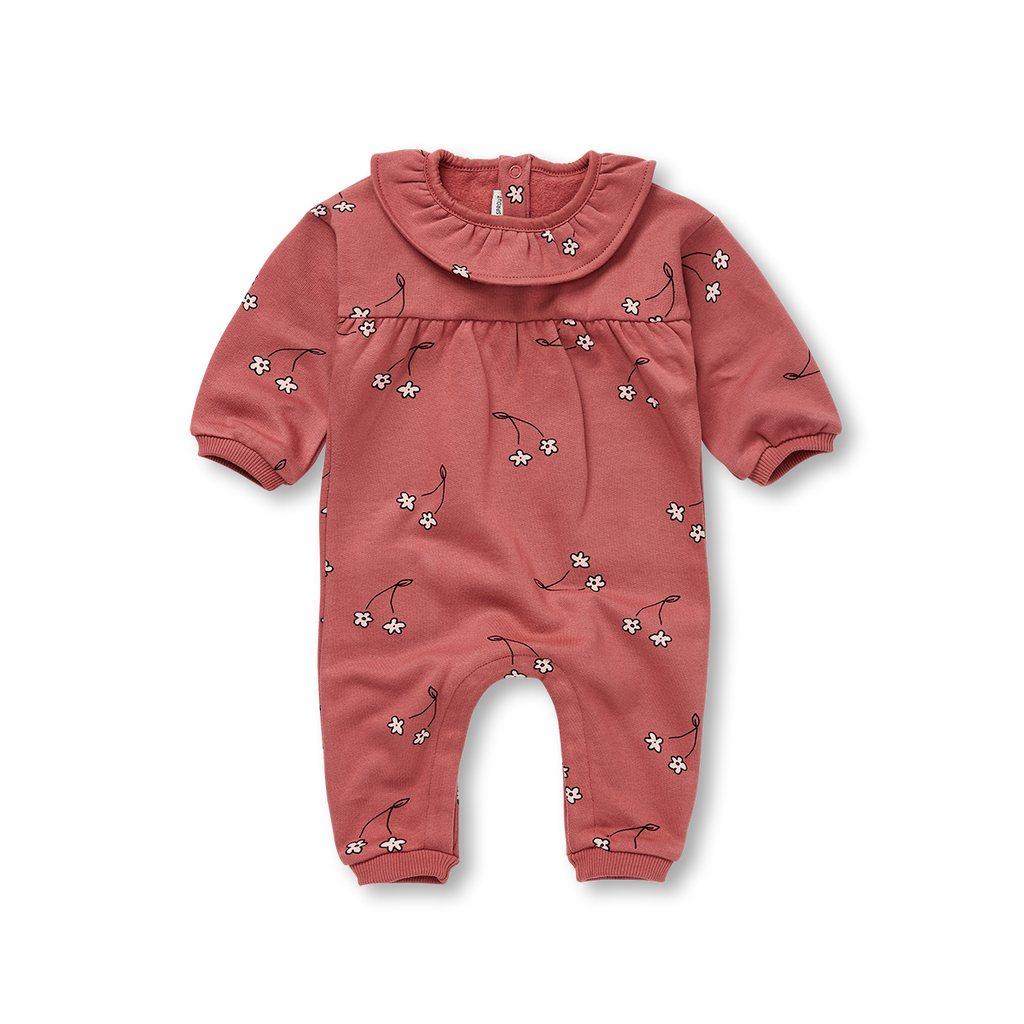 Sproet Cherry Flower Print Romper