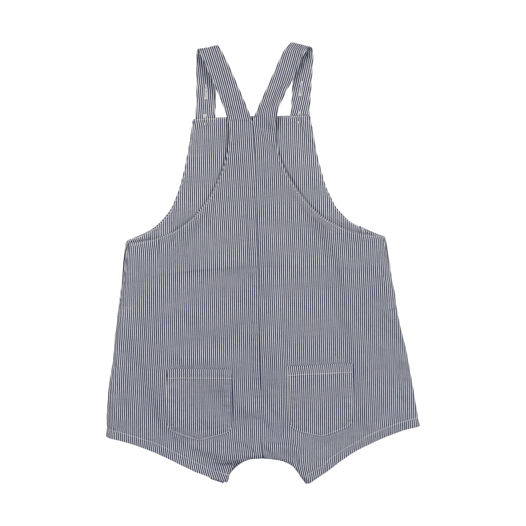 Coco Blanc Dressy Overalls- Blue Striped