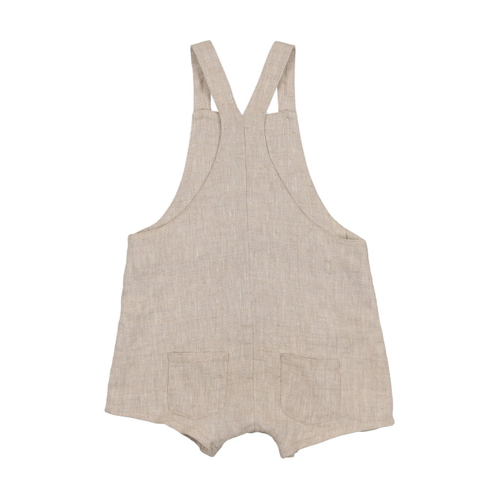 Coco Blanc Dressy Overalls- Sand Linen