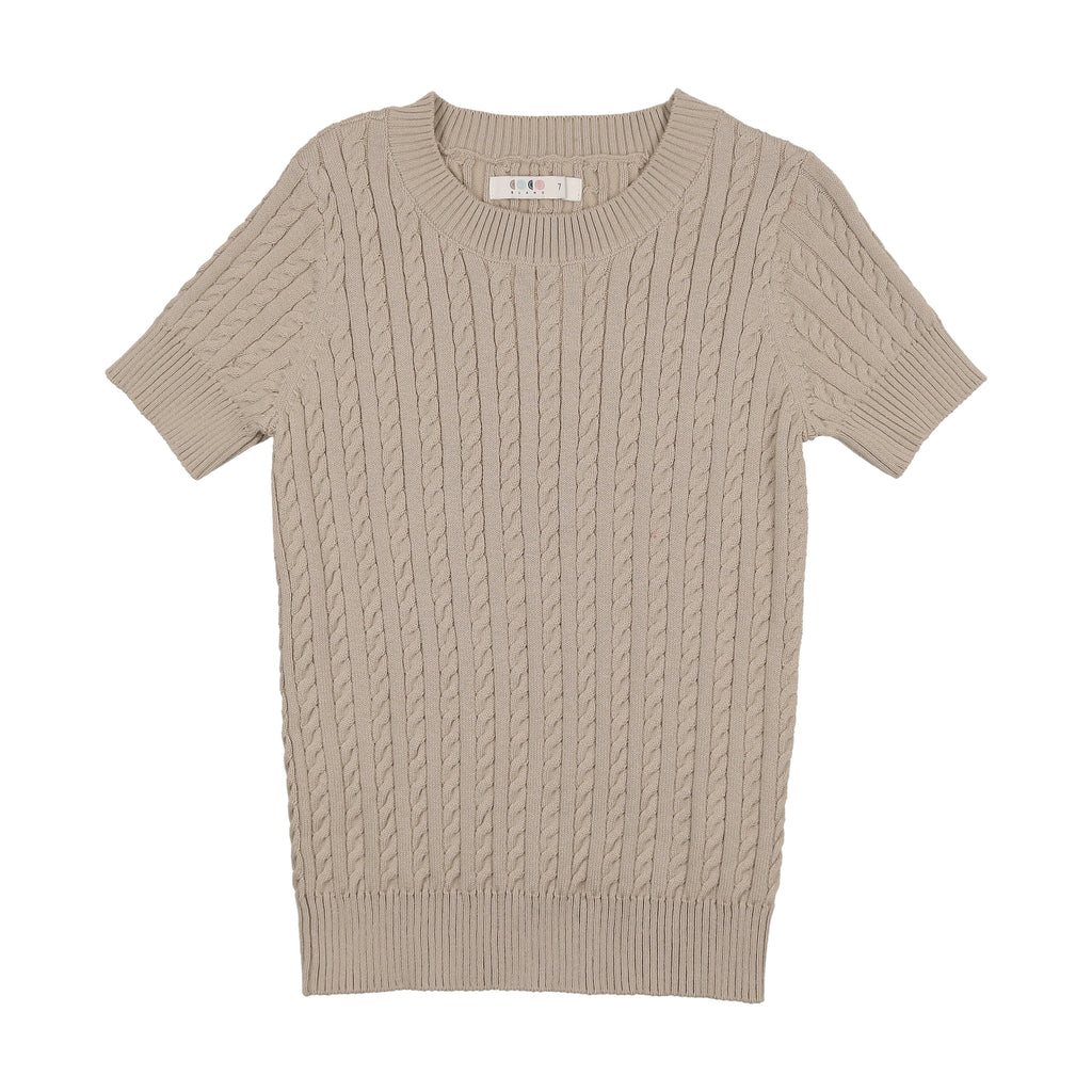 Coco Blanc Cabled Sweater