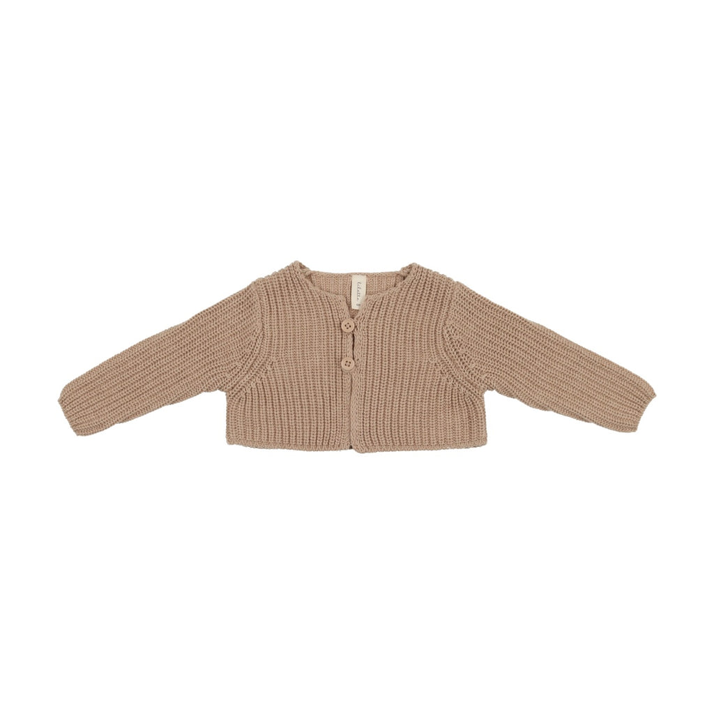 Lilette Chunky Knit Shrug- Taupe