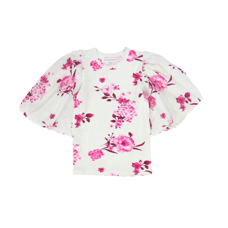 Christina Rohde Floral Top-Pink