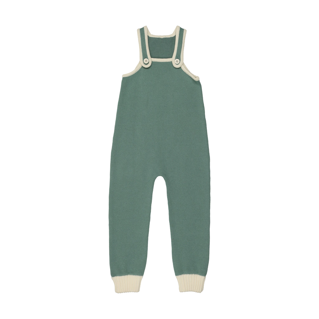 Coco Blanc Long Knit Romper- Sage