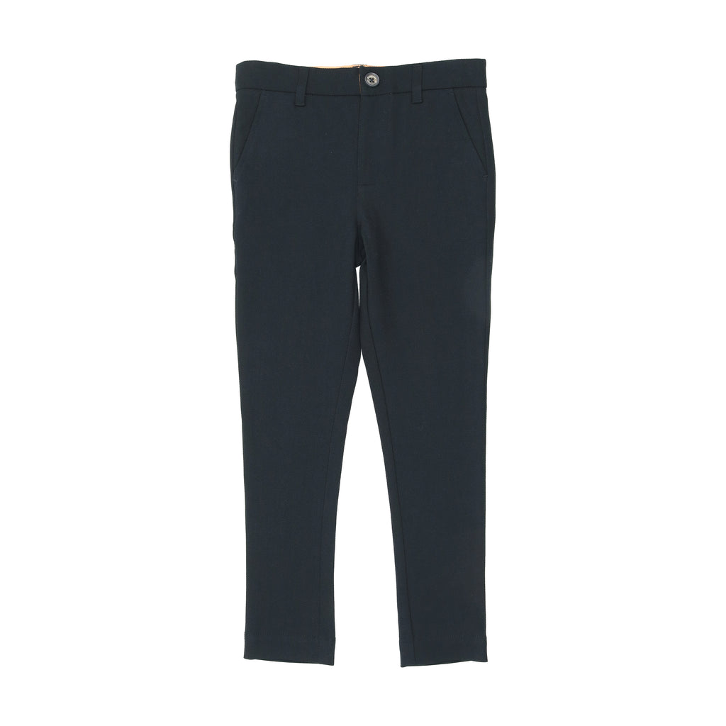 Coco Blanc Wool Pants-Navy