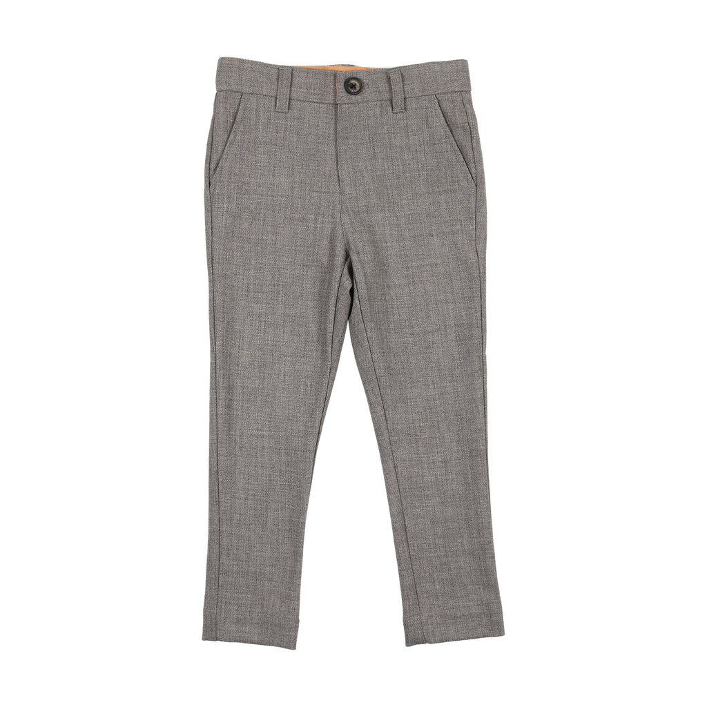 Coco Blanc Wool Pants-Light Grey