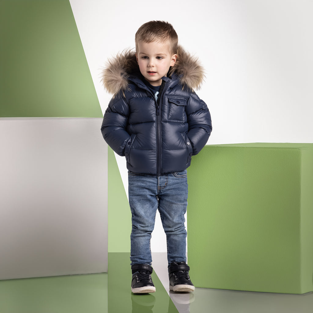 Ellabee Lea Enfant Down Jacket - Night Blue