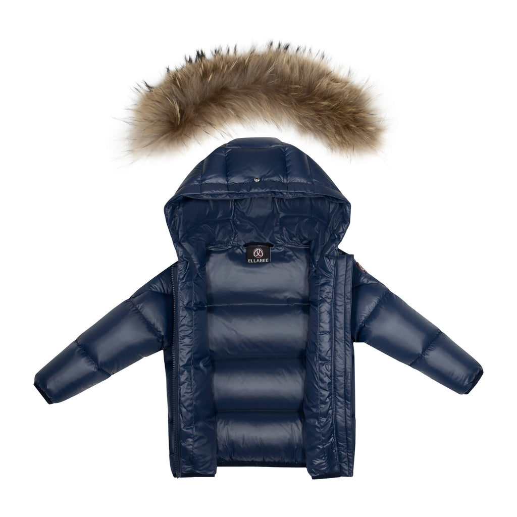 Ellabee Lea Enfant Down Jacket - Night Blue