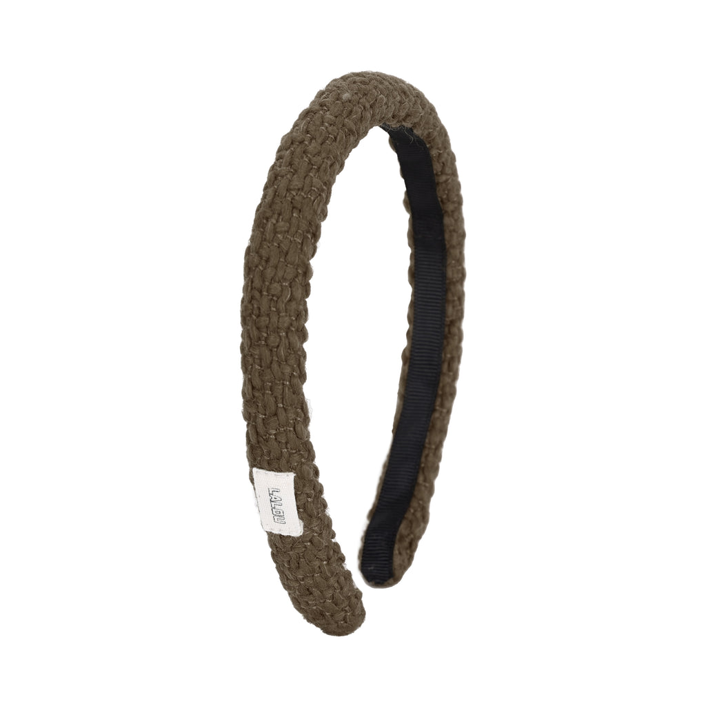 Lalou Tweed Headband-Green