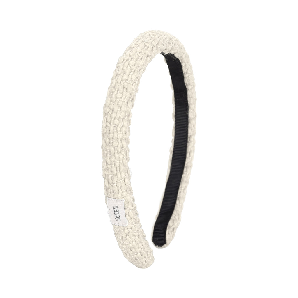 Lalou Tweed Headband-Cream