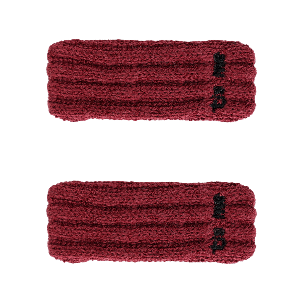 Tis Me Ribbed Snap Clip Set Of 2-Maroon