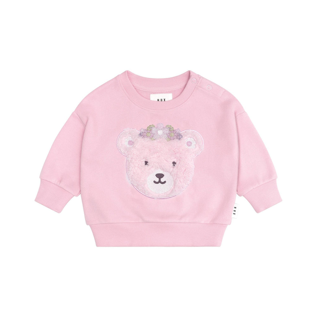 Hux Daisy Furry Bear Sweatshirt