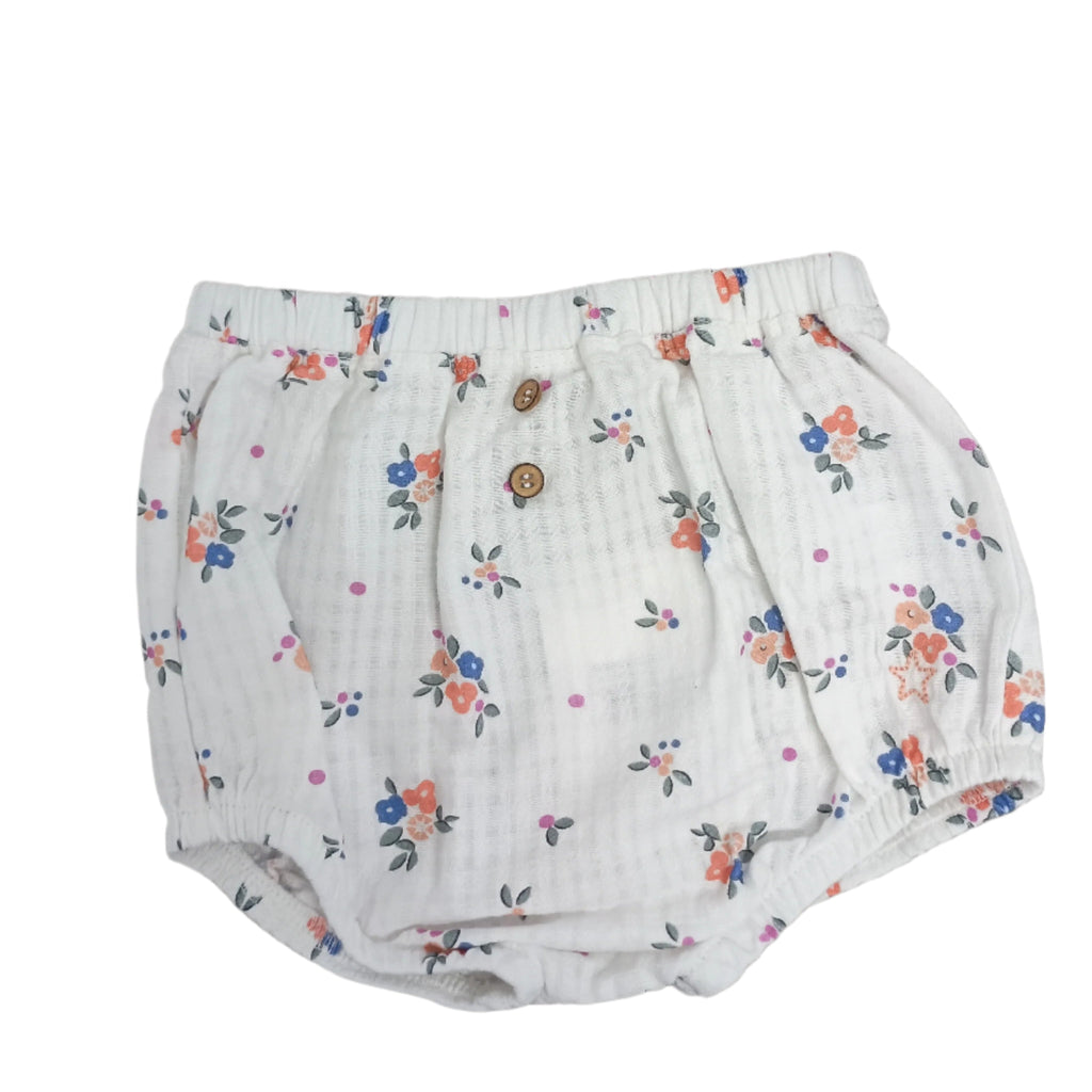 Tocoto Flowers Print Set -Off White