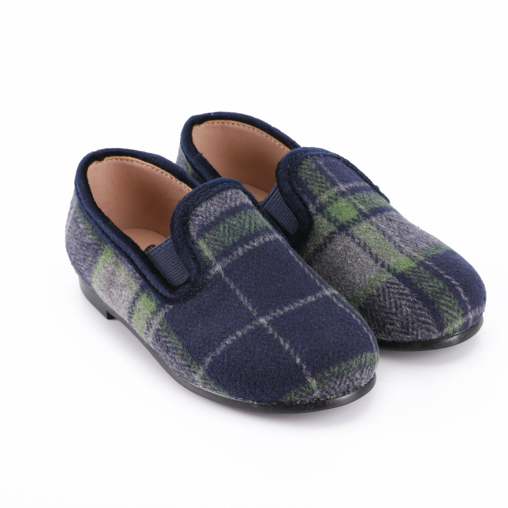 Zeebra Wool Plaid Loafer