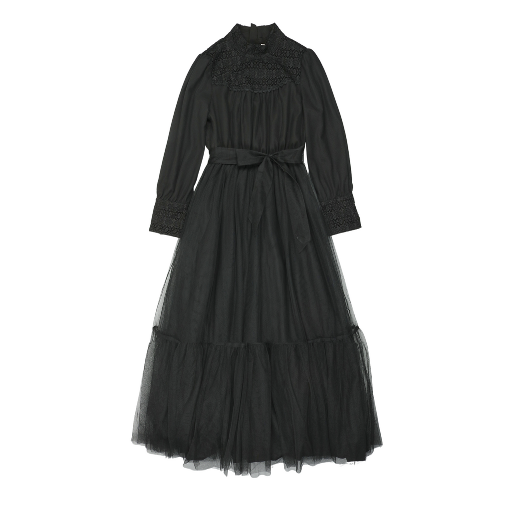 Soiree Josephine Gown-Black