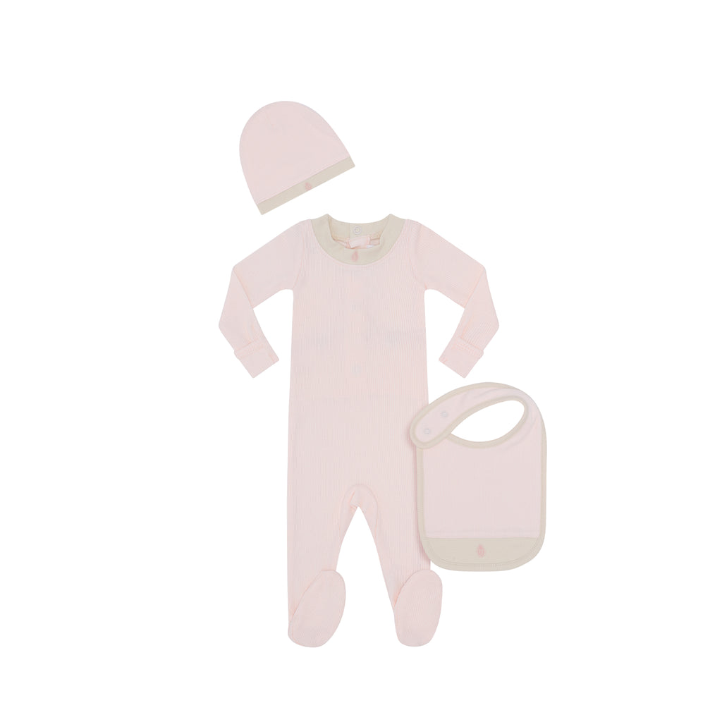 Little Parni Baby Logo Stretchy- Pink