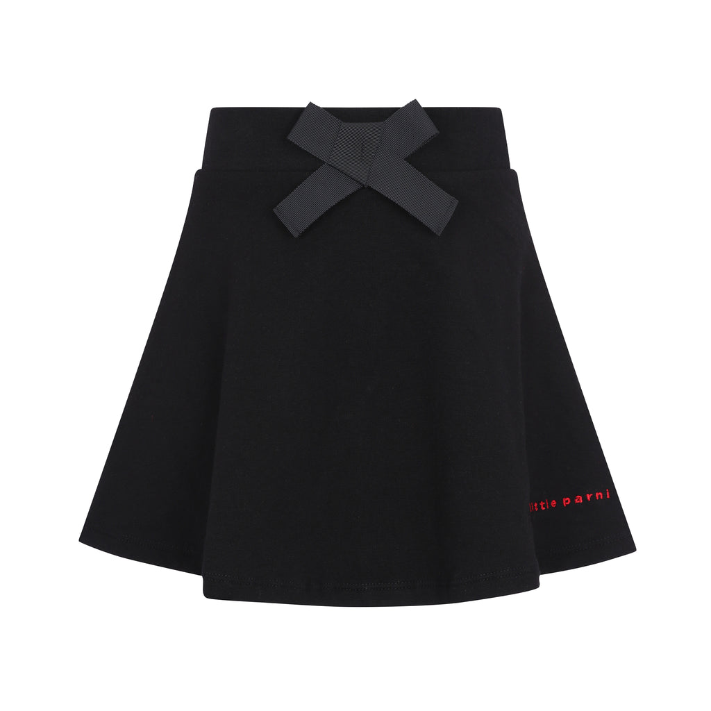 Little Parni Girls Short Skirt w Little Parni-Black