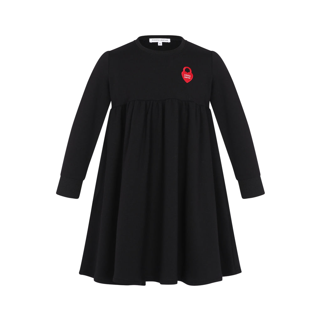 Little Parni Girls Dress-Black