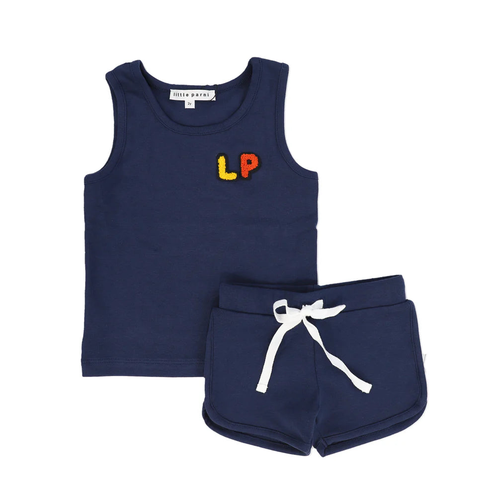 Little Parni LP Baby Tank Set- Navy