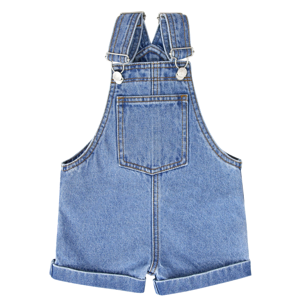 Little Parni Denim Boys Overalls- Blue Denim