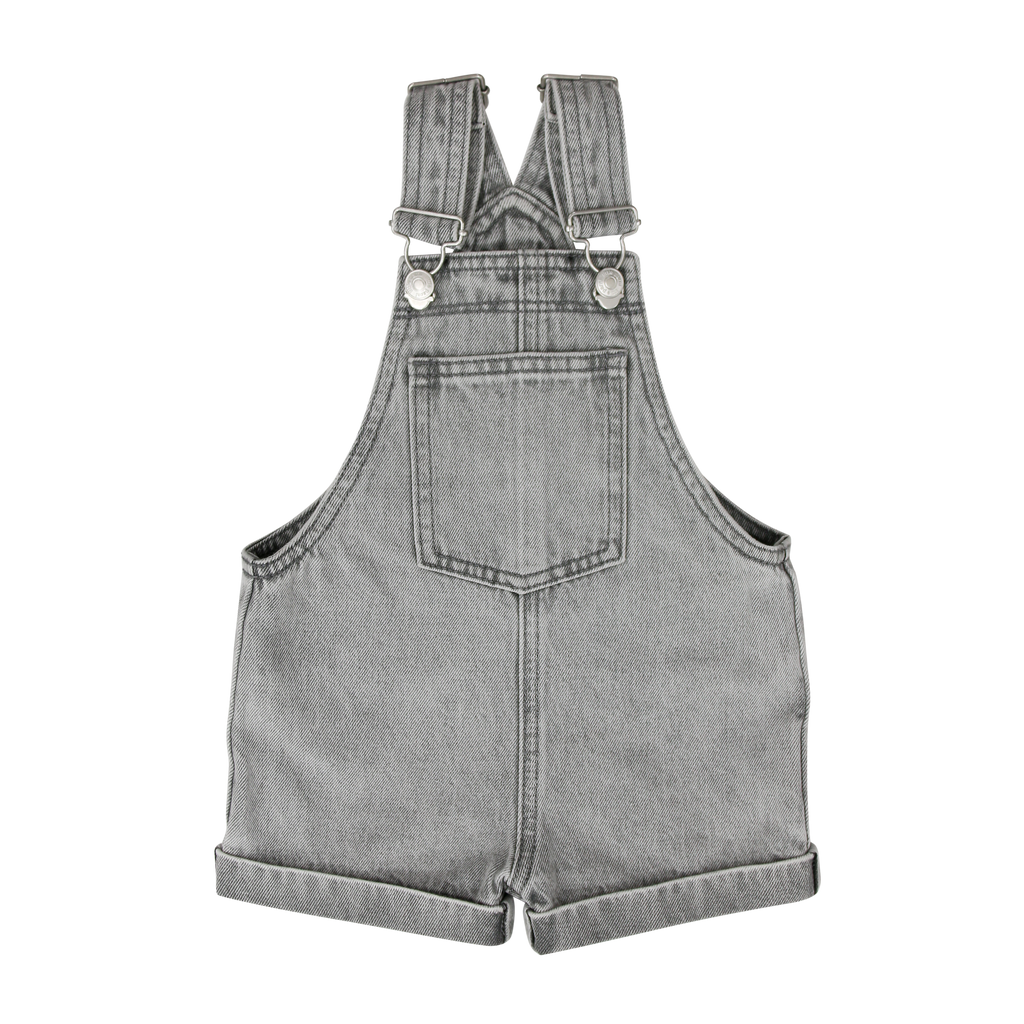 Little Parni Denim Boys Overalls- Grey Denim