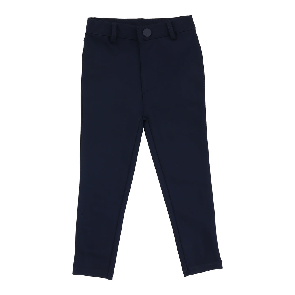 Analogie Husky Knit Boys Stretch Pants- Navy