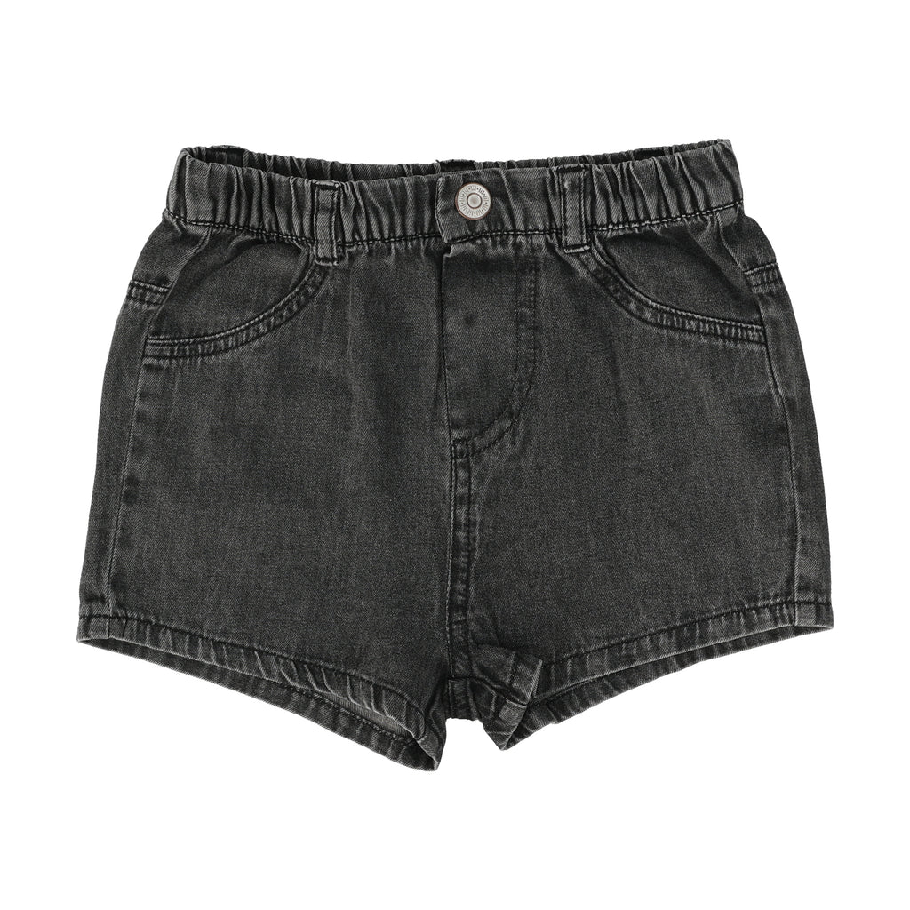 Lil Legs Shorts-Black Wash