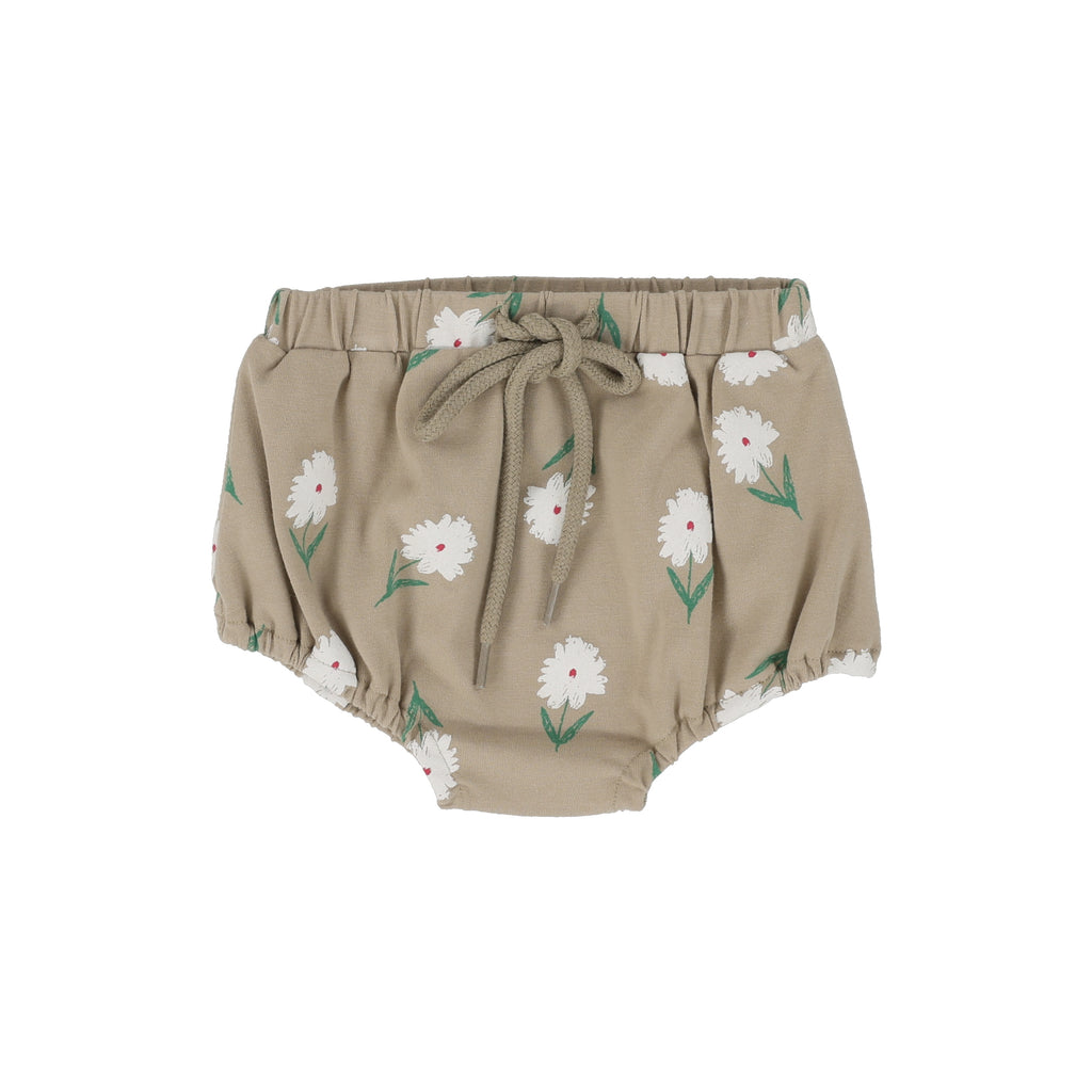 Lil Legs Flower Bloomer-Taupe