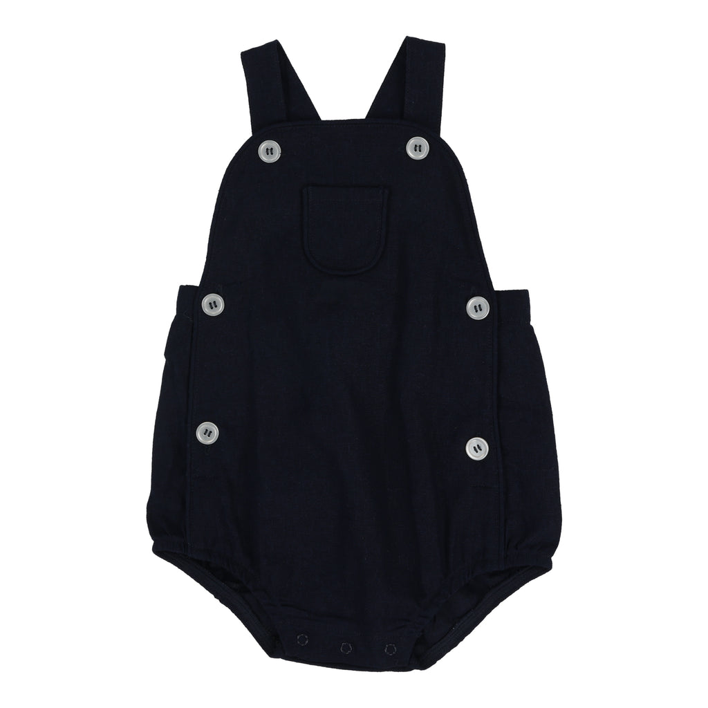 Lil Legs Suspender Shorts - Navy