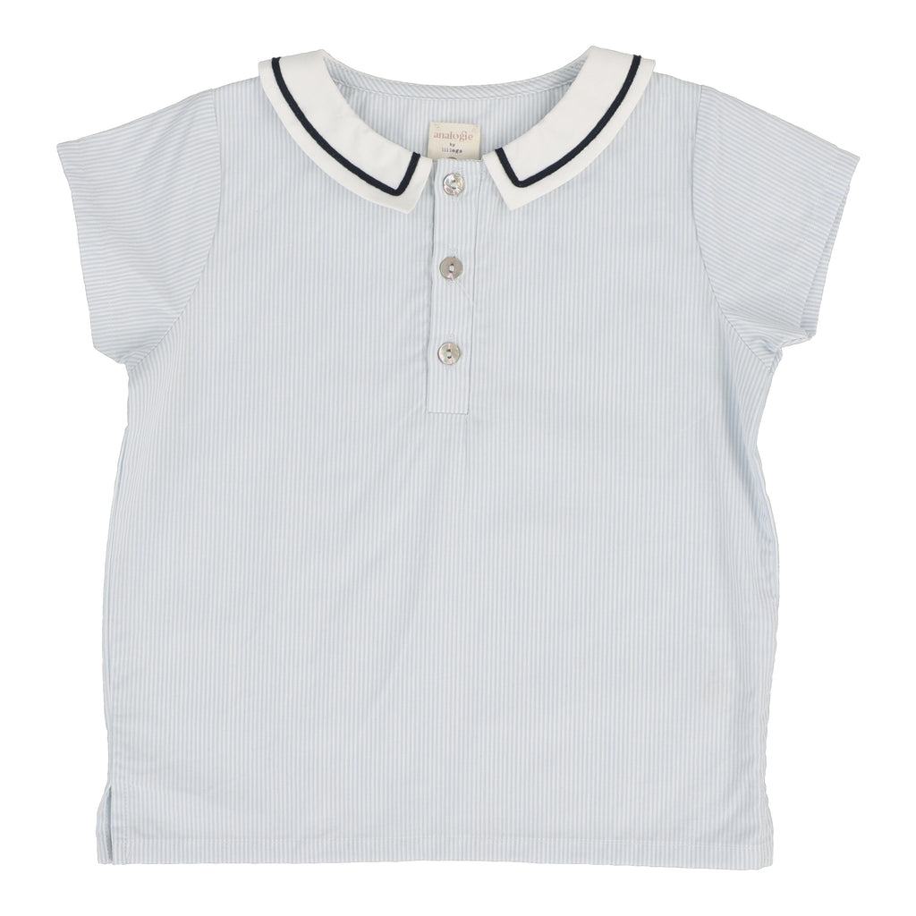 Lil Legs Sailor Shirt-Light Blue