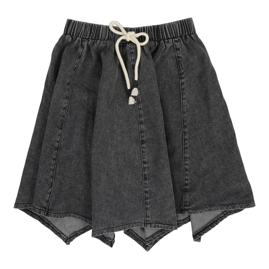 Lil Legs Skirt-Black Wash