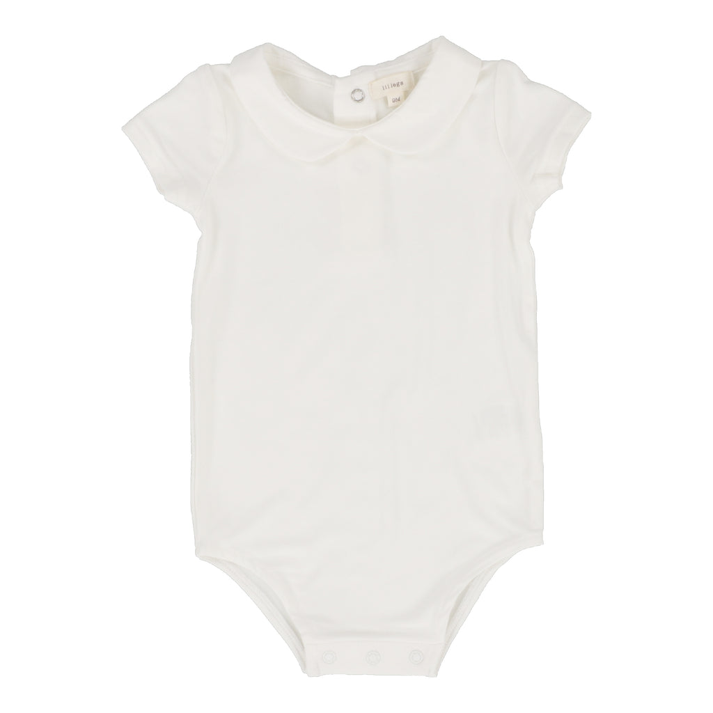 Lil Legs Peter Pan Onesie - White