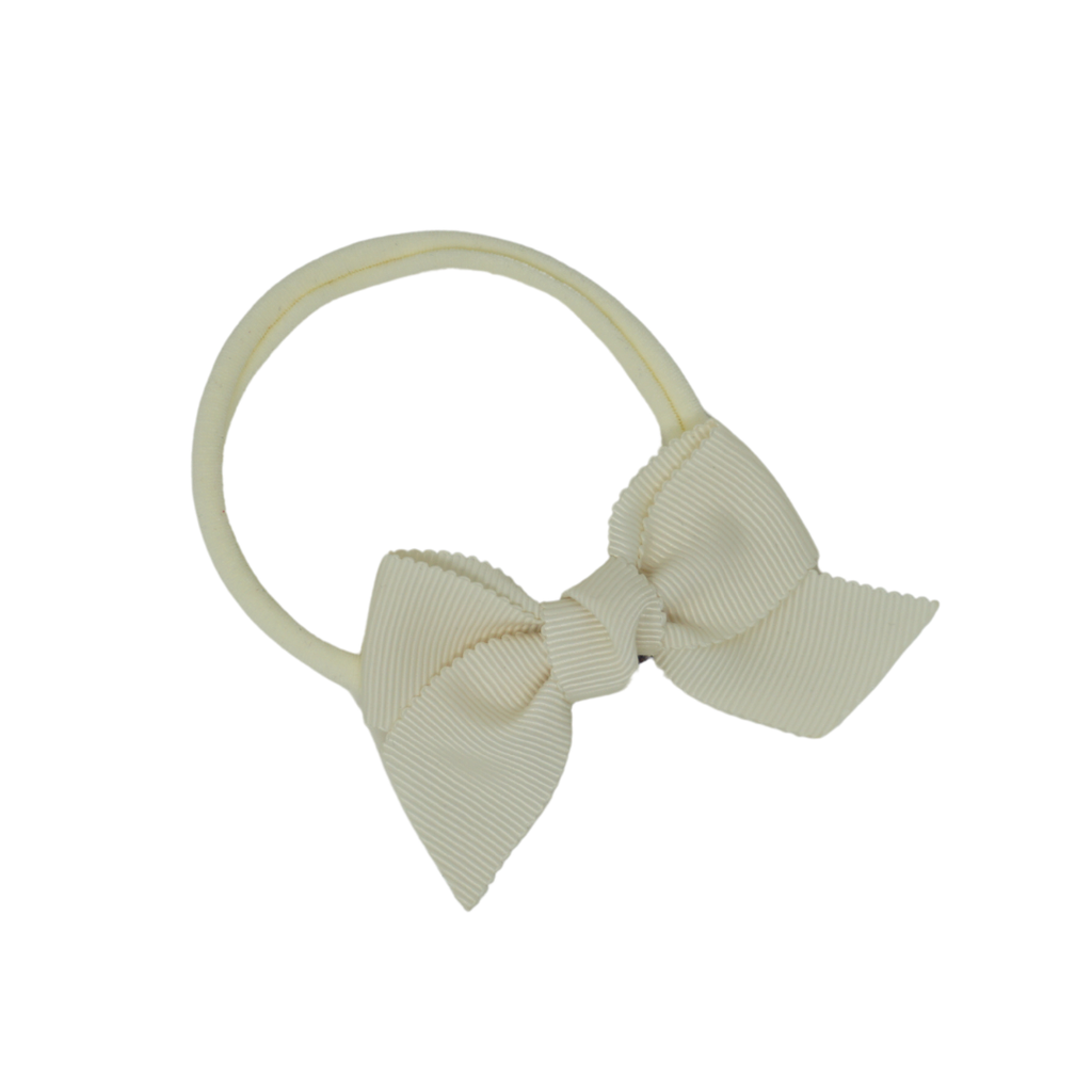 Bandeau Luxe Grosgrain Baby Nylon band- Cream