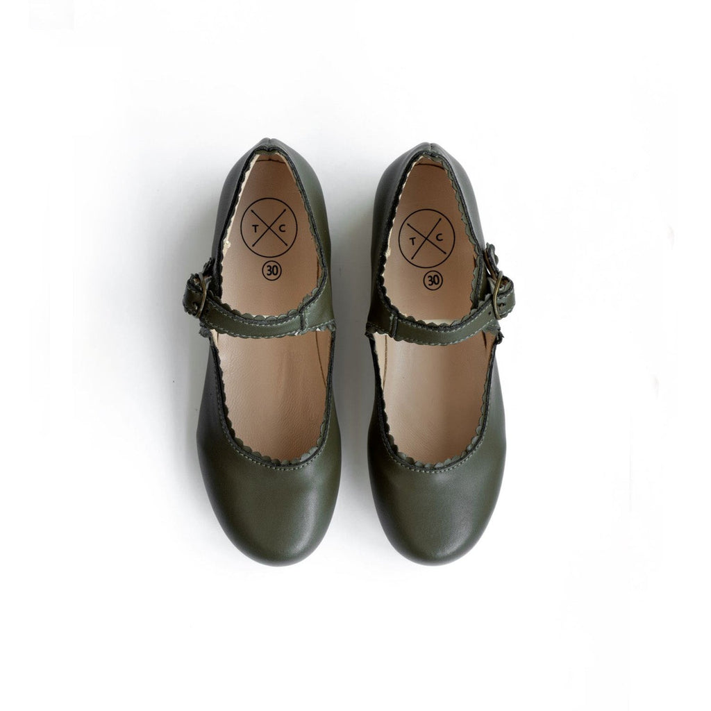 Tannery Moss Mary Janes