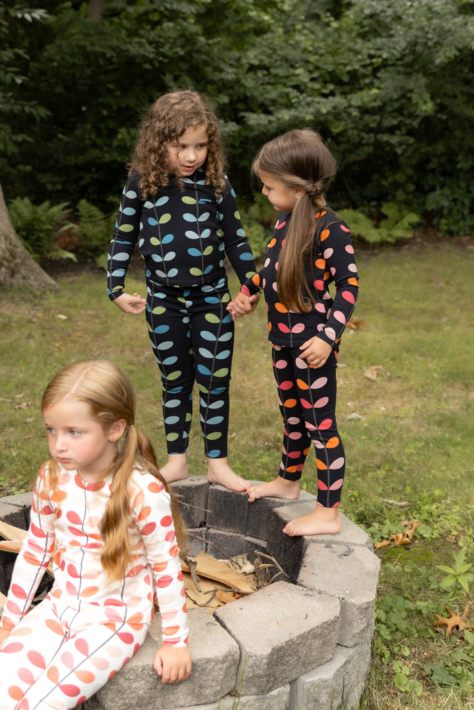 Bee & Dee Organic Print Loungewear-Black Girls