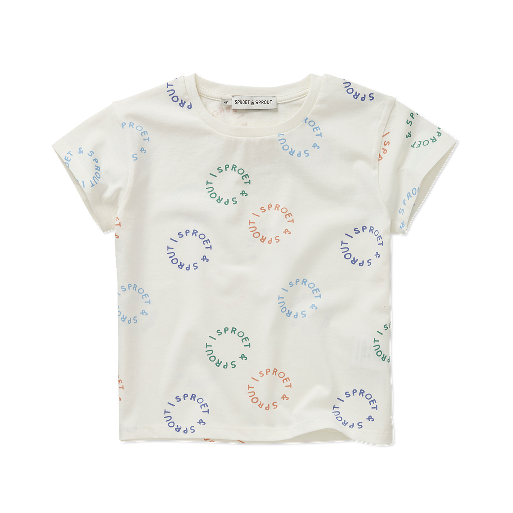 Sproet SProet Print T-shirt- Off White