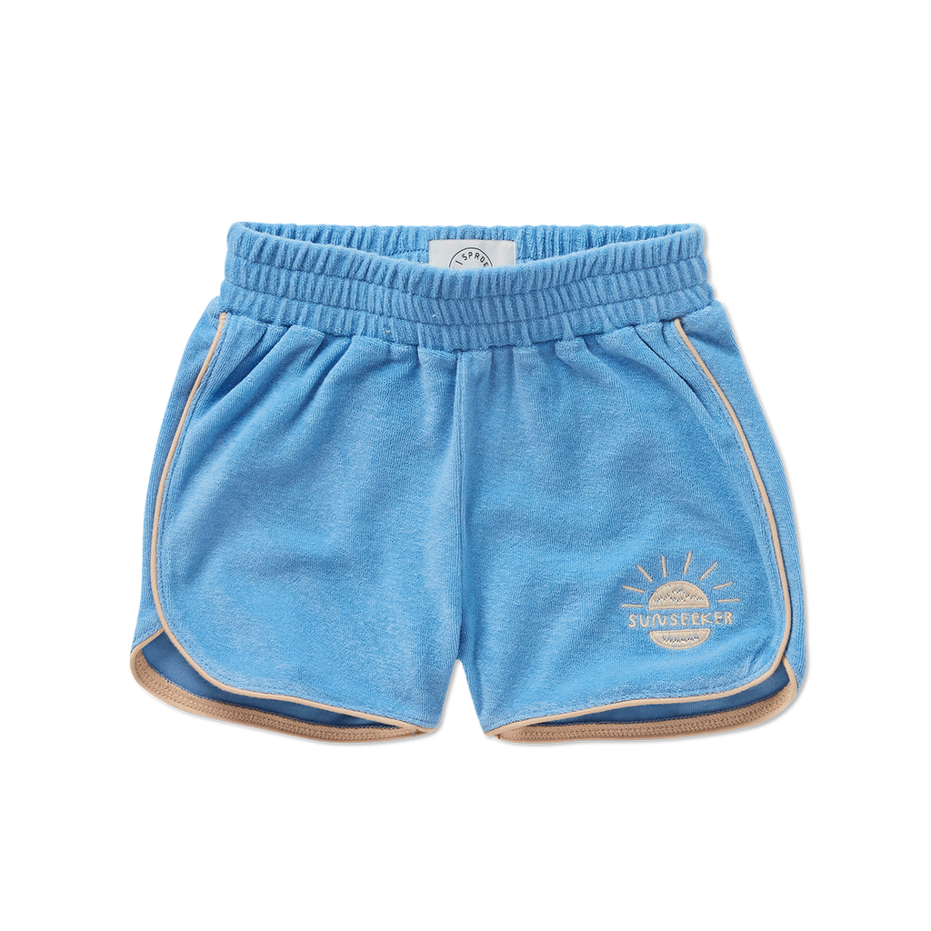 Sproet Terry Sport Shorts-Breezy Blue