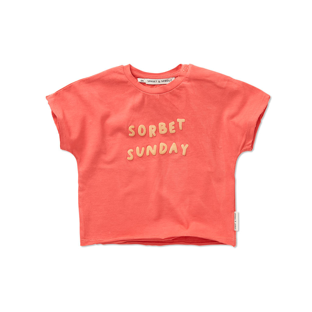 Sproet Sobet Sunday Baby T-shirt-Rose Petal